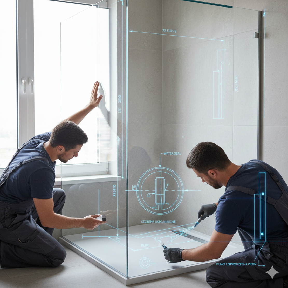 Montaż kabin prysznicowych – Profesjonalnie i Szczelnie | Sany Bud Łódź